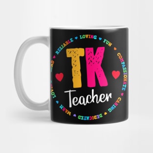 TK All Day Transitional Kindergarten Back To School Teacher Mug